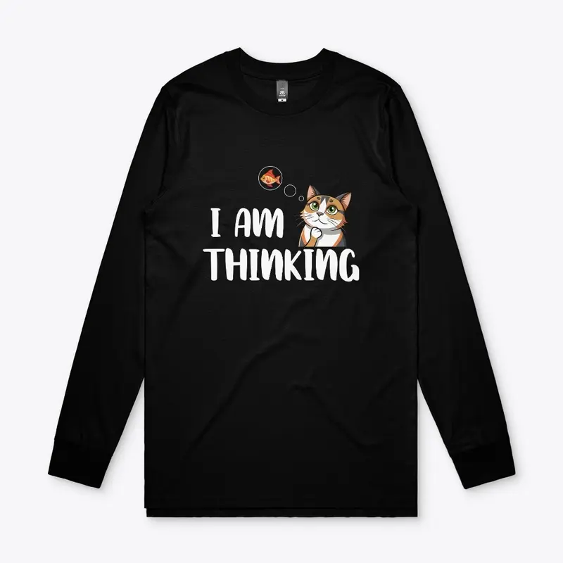 I am Thinking Long Sleeve Tee for men