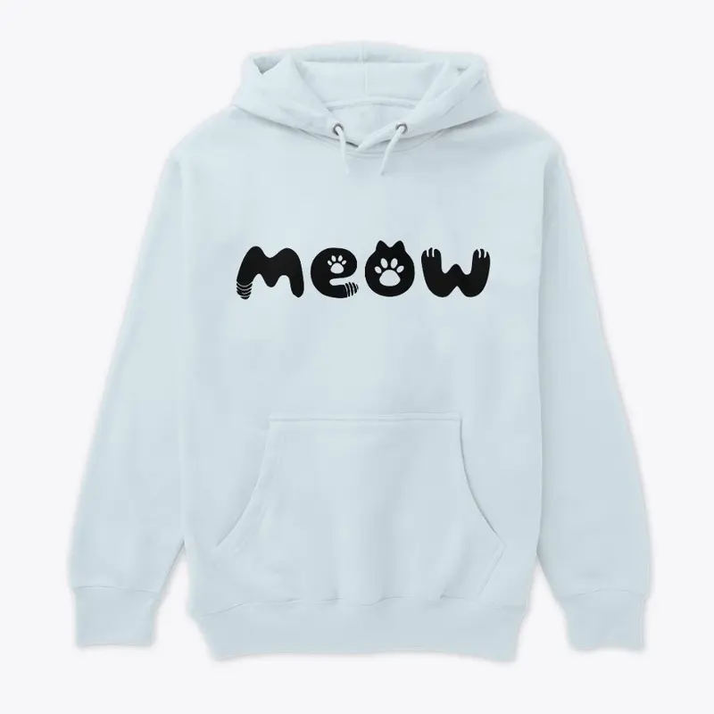 Meow Hoodie for cat lovers