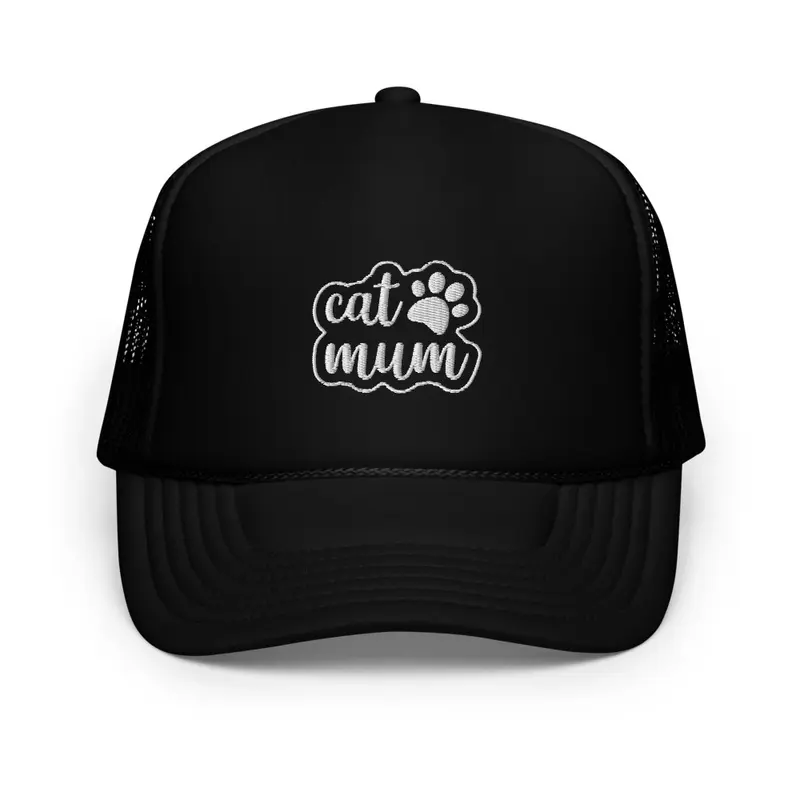 Cat mum Foam Trucker Hat