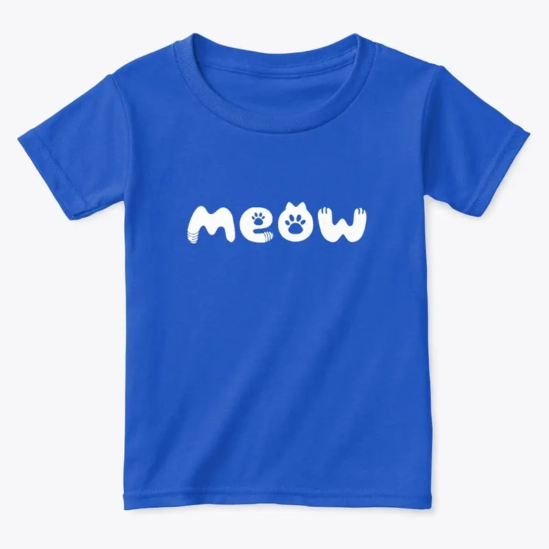 Cute Meow Cat T-Shirt for kids