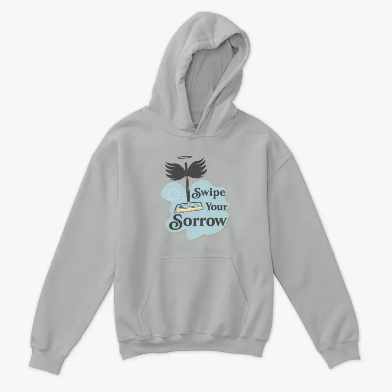 Kids hoodie Swipe your sorrow