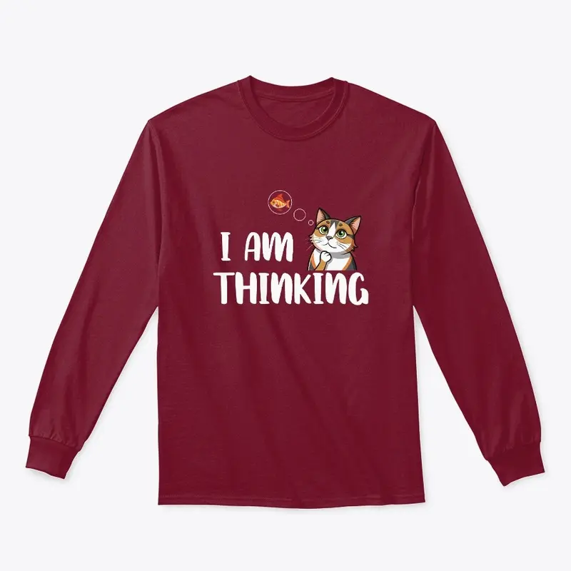 I am Thinking Long Sleeve Tee for men