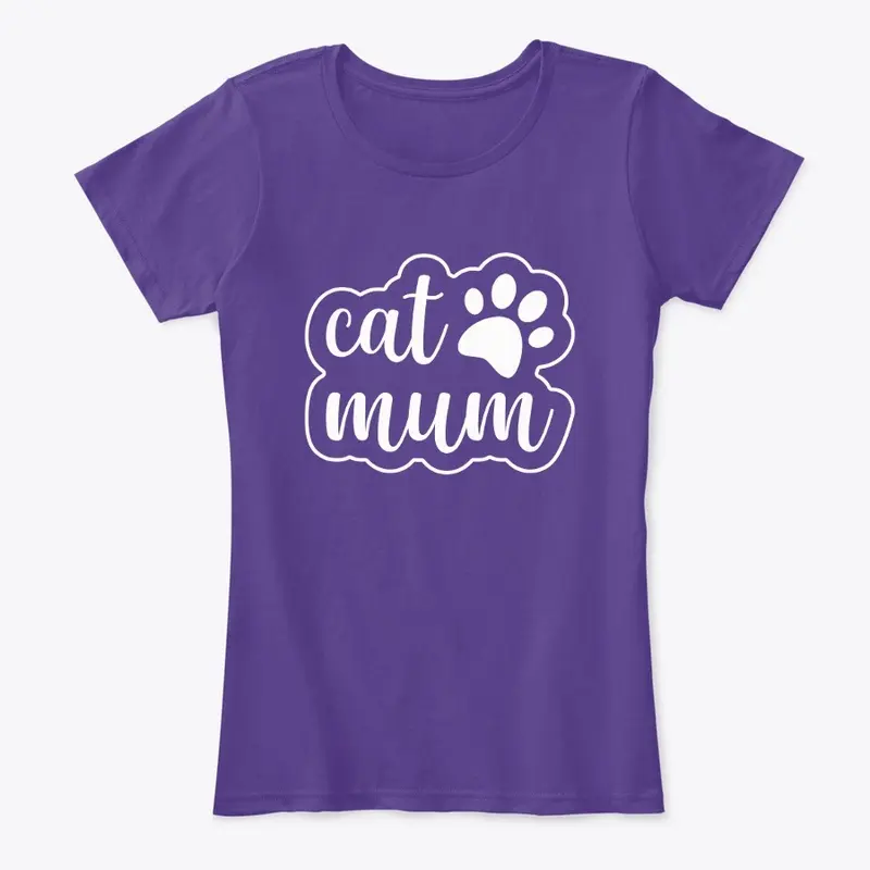 Trending Cat Mum womens T-Shirt