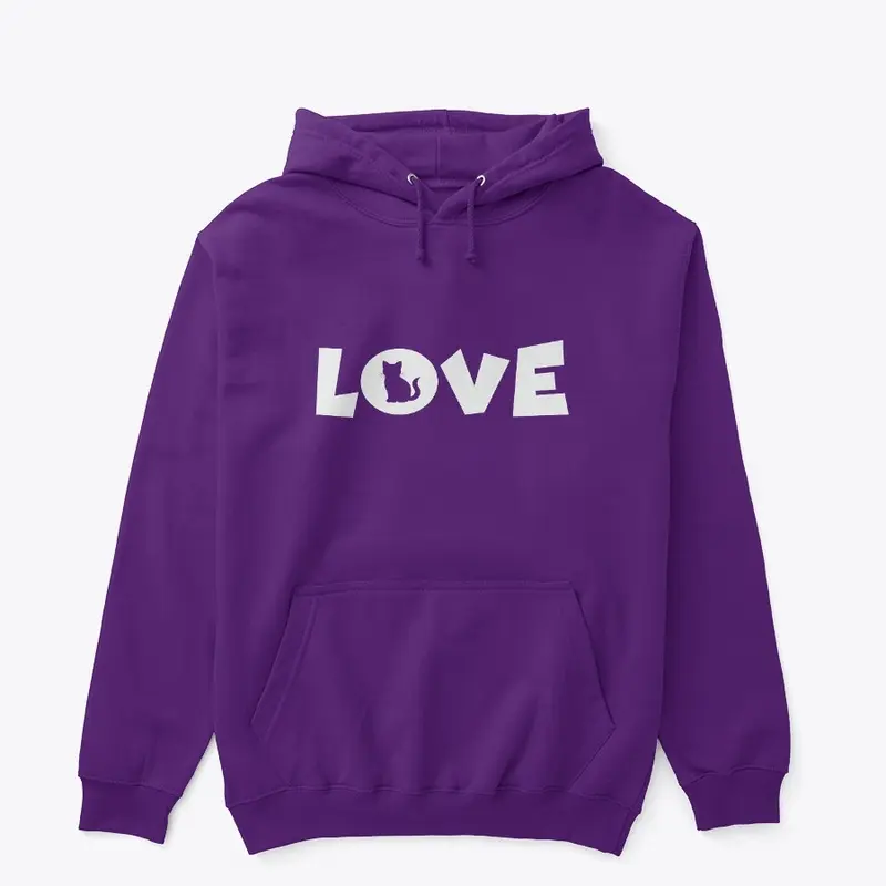 Cat Love Unisex Classic Pullover Hoodie