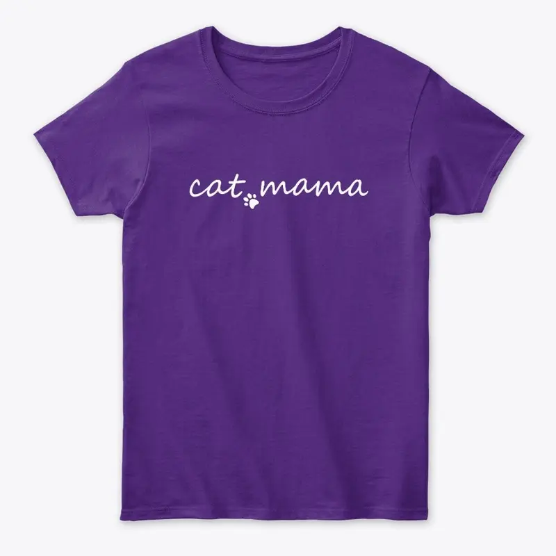 Stylish Cat Mama T-Shirt for women