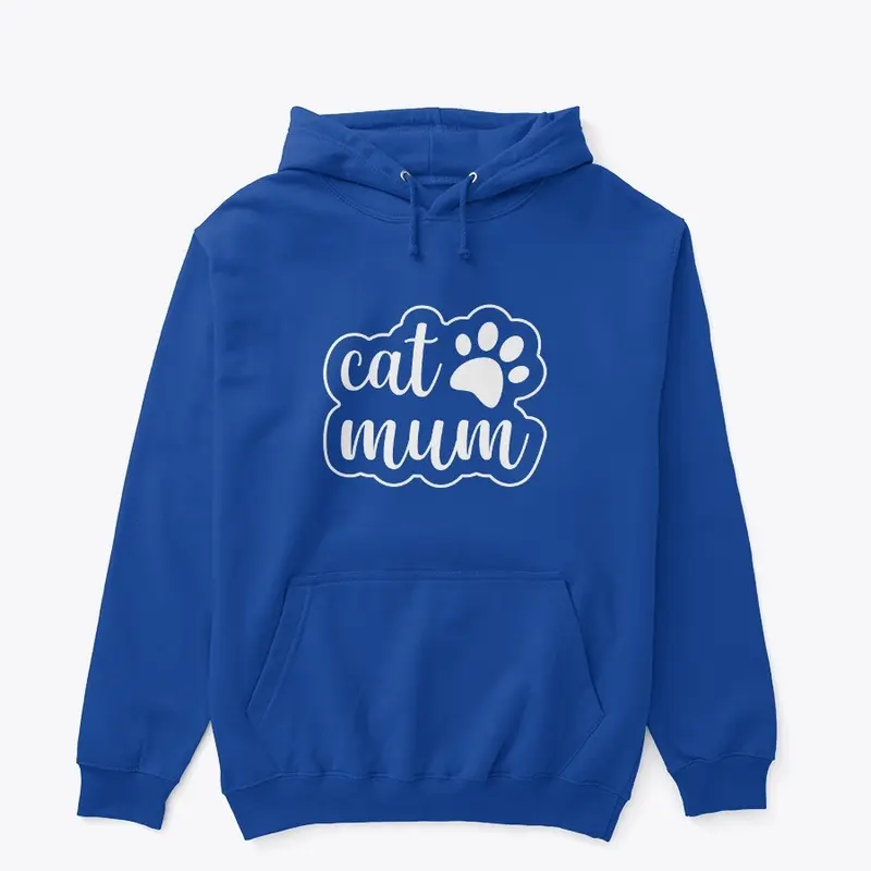 Cat Mum Hoodie for cat lovers