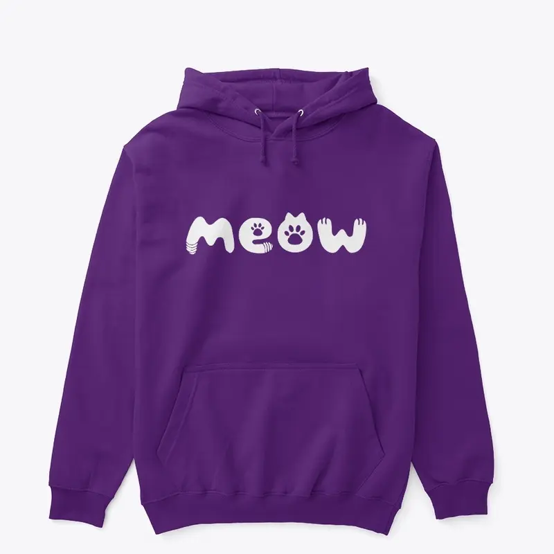 Meow Hoodie for cat lovers