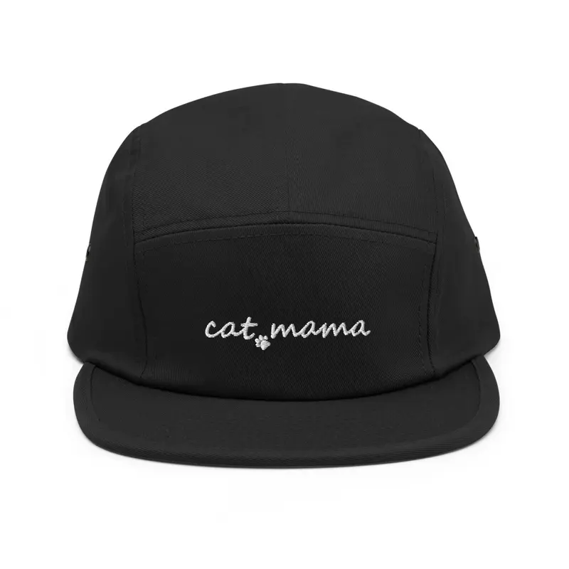 Cat Mama 5 Panel Cap