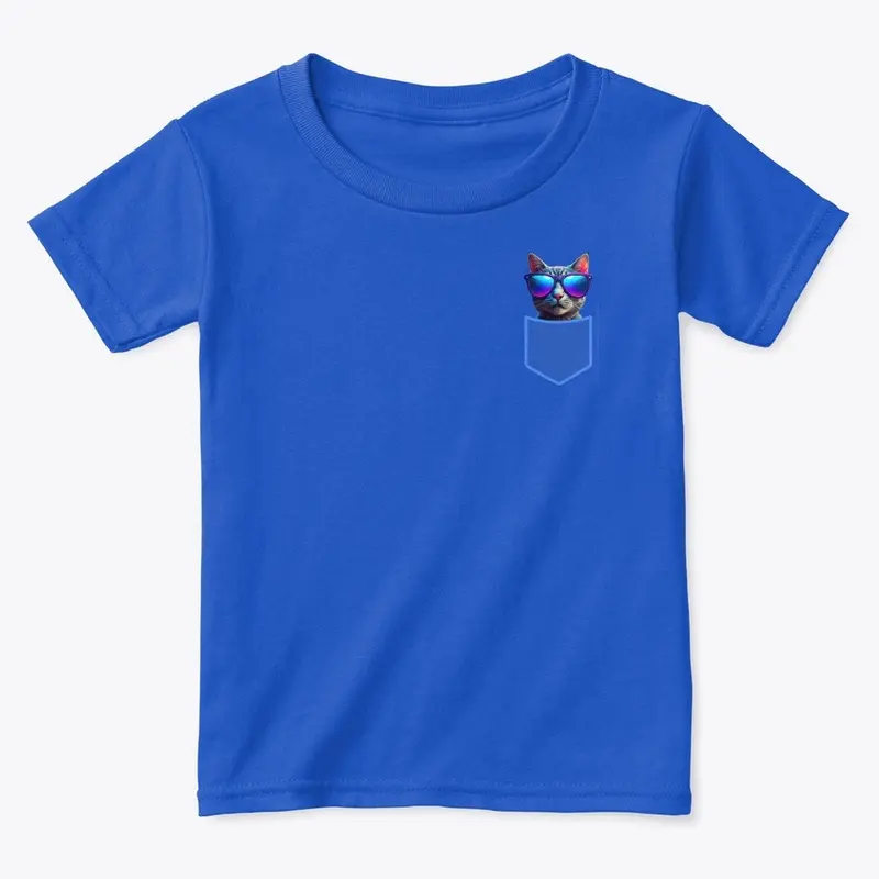 Savage cat t shirt for kids